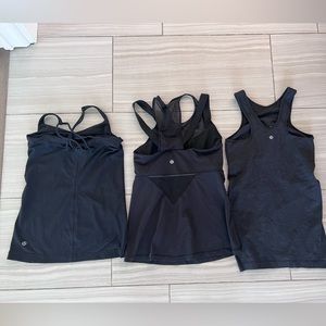 Set of 3 lululemon tanks